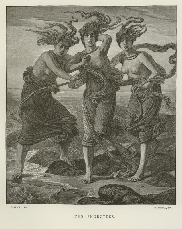 The Phorcydes（エングレービング 作： エリフ・ヴェダー