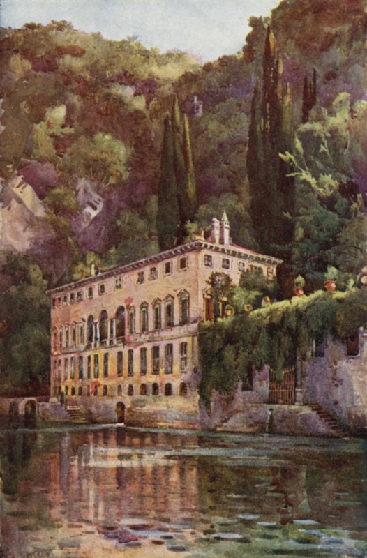 Villa Pliniana、コモ湖（カラーリソ） 作： エラデュケイン