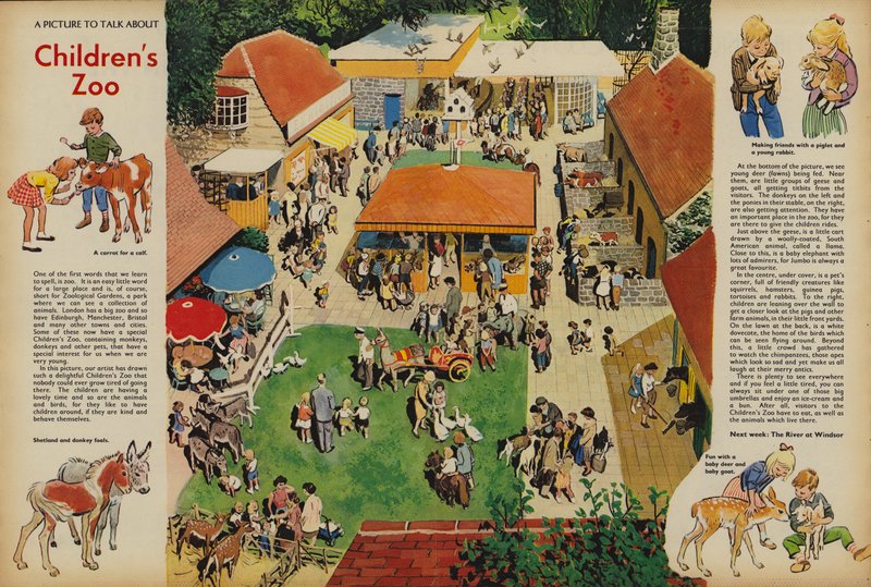 子供の動物園、イギリス、1960年代 作： 英語学校