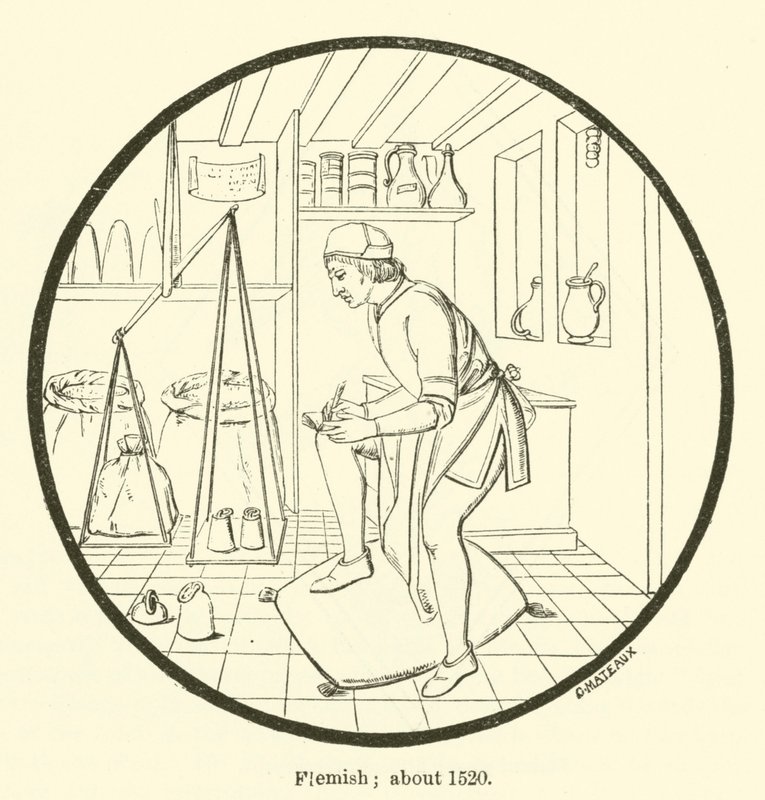 フランダース、1520年頃 作： 英語学校