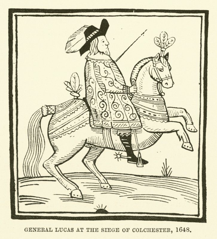 コルチェスター包囲戦でのルーカス将軍、1648年 作： 英語学校
