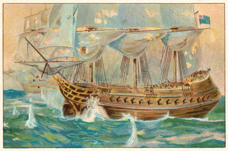 HMSシャノンと彼女のチェサピークとの決闘 作： 英語学校