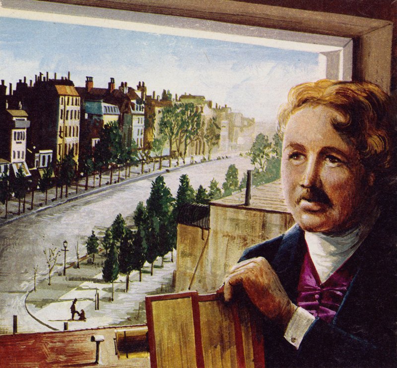 ルイス・ダゲール 作： 英語学校