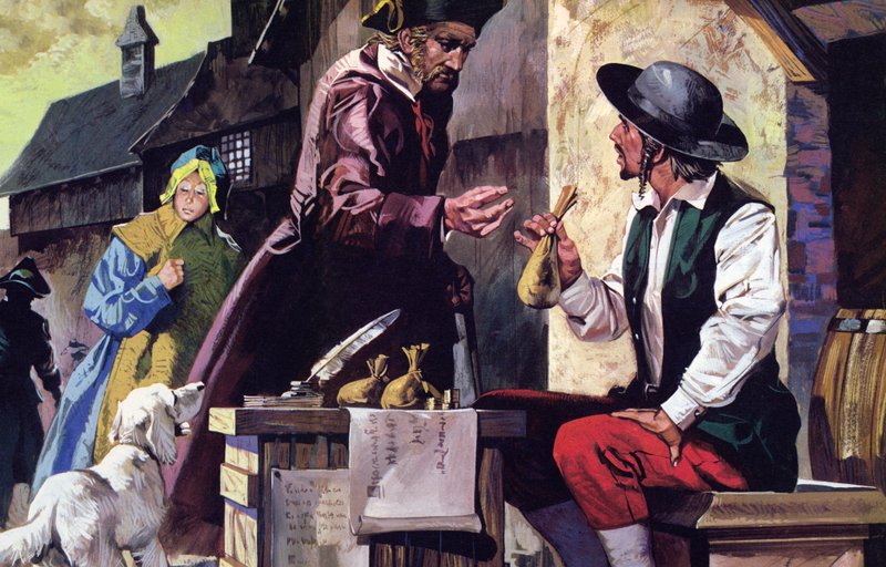 マイヤーロスチャイルドはフランクフルトゲットーに小さな銀行を開設し、外貨専門 作： 英語学校