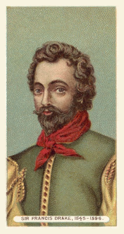 サー・フランシス・ドレイク、1545-1596 作： 英語学校