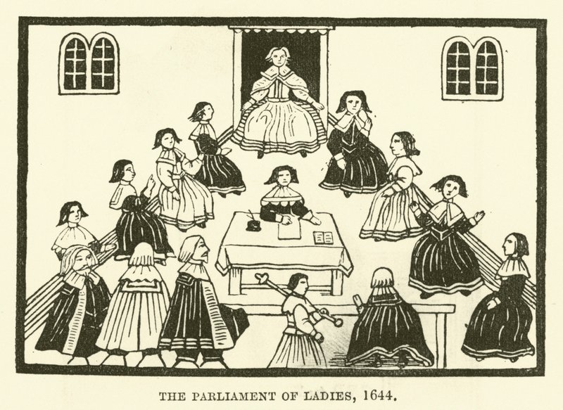 女性の議会、1644 作： 英語学校