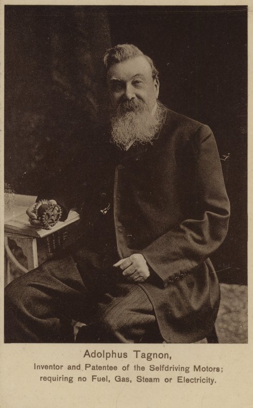 自動運転モーターの発明者、Adolphus Tagnon 作： 英語の写真家