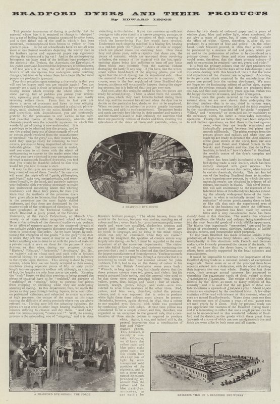 広告、Bradford Dyersとその製品 作： 英語の写真家