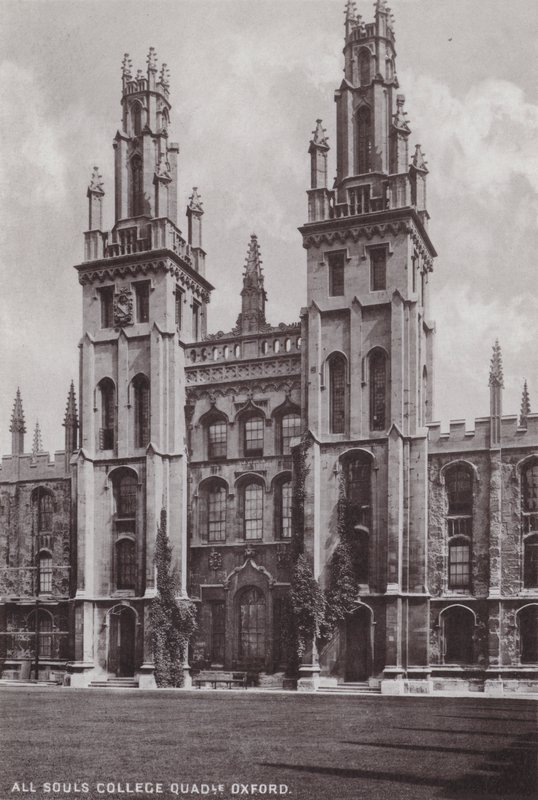 All Souls College Quadrangle Oxford 作： 英語の写真家