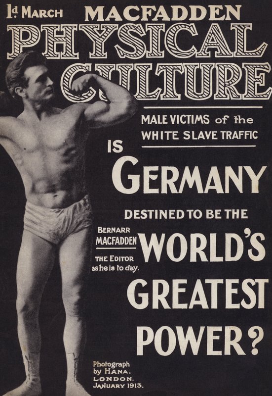 物理文化誌の表紙、1913年1月 作： 英語の写真家