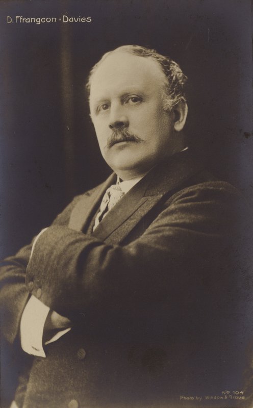 デイビッド・フランクコン=デイビス、ウェールズのバリトン歌手（1855-1918） 作： 英語の写真家