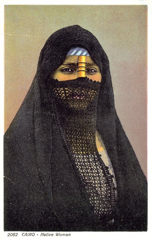 エジプト人女性（カラー写真 作： 英語の写真家
