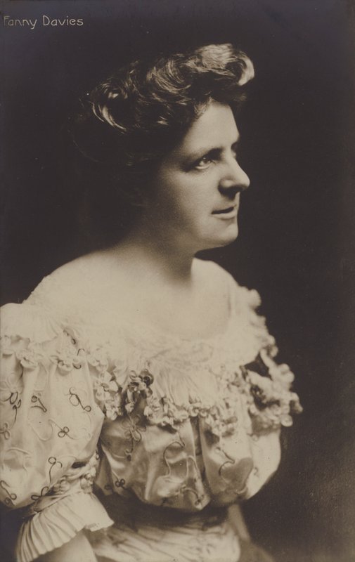 Fanny Davies、イギリスのピアニスト 作： 英語の写真家