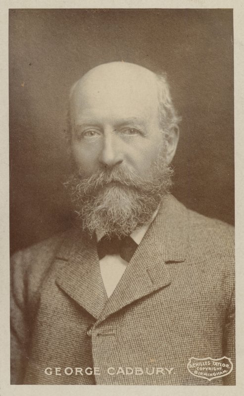 ジョージキャドバリー（1839-1922）、英国のチョコレートメーカー、社会問題のキャンペーン担当 作： 英語の写真家