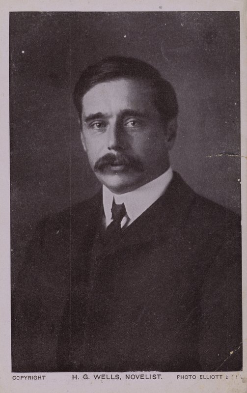 HGウェルズ（1866-1946）、イギリスの小説家 作： 英語の写真家