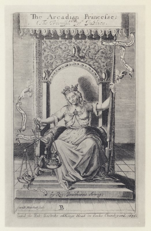 Mシレジオ「アルカディアン・プリンセス」Tr R Brathwait, T Harper for Bostocke 1635（モノクロ写真 作： 英語の写真家