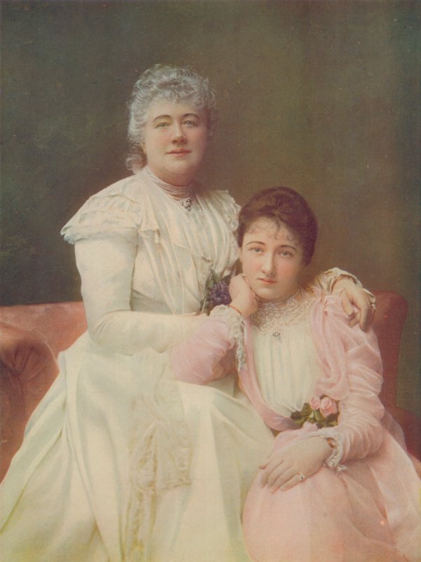 ルイス夫人とミスメイベルテリールイス 作： 英語の写真家