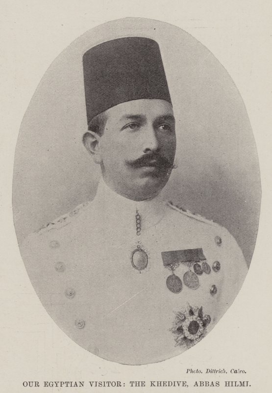 私たちのエジプトの訪問者、Khedive、アッバスヒルミ 作： 英語の写真家