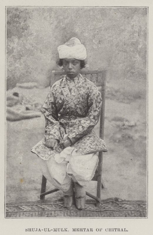 チトラルのメタール、Shuja-ul-Mulk 作： 英語の写真家