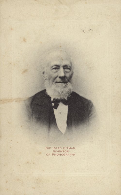 アイザック・ピットマン卿（1813-1897）、ピットマンの速記の英語発明者 作： 英語の写真家