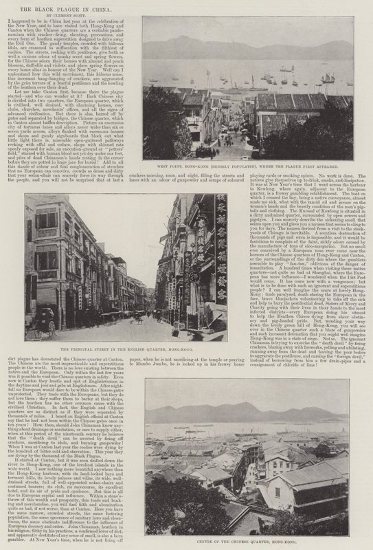 中国の黒人疫病 作： 英語の写真家