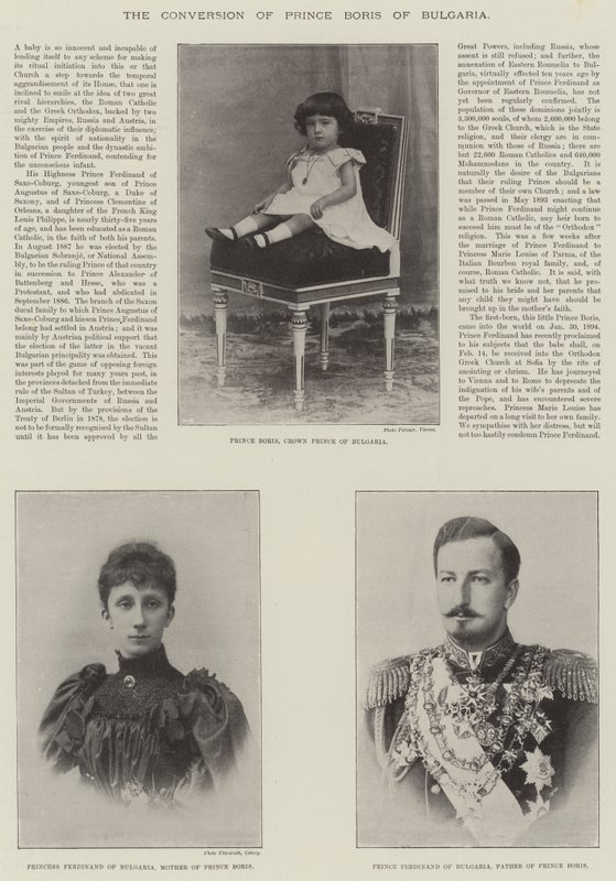 ブルガリアのボリス王子の改宗 作： 英語の写真家