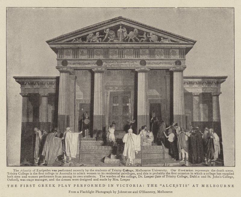 メルボルンのアルチェスティス、ビクトリアで初のギリシャ演劇 作： 英語の写真家