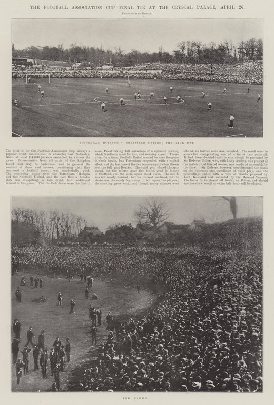 4月20日、クリスタルパレスでのサッカー協会カップ決勝戦 作： 英語の写真家