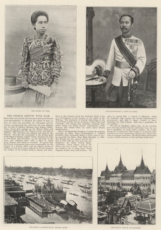 サイアムとのフランス紛争 作： 英語の写真家