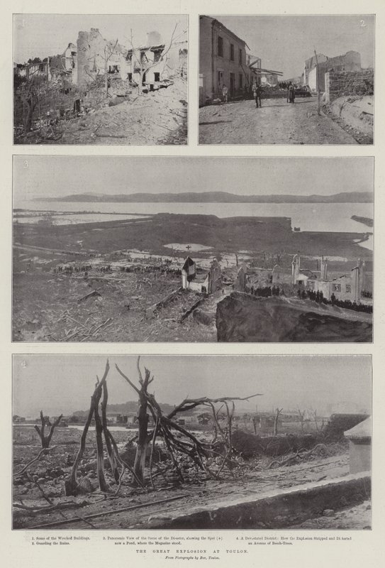 ツーロンでの大爆発 作： 英語の写真家
