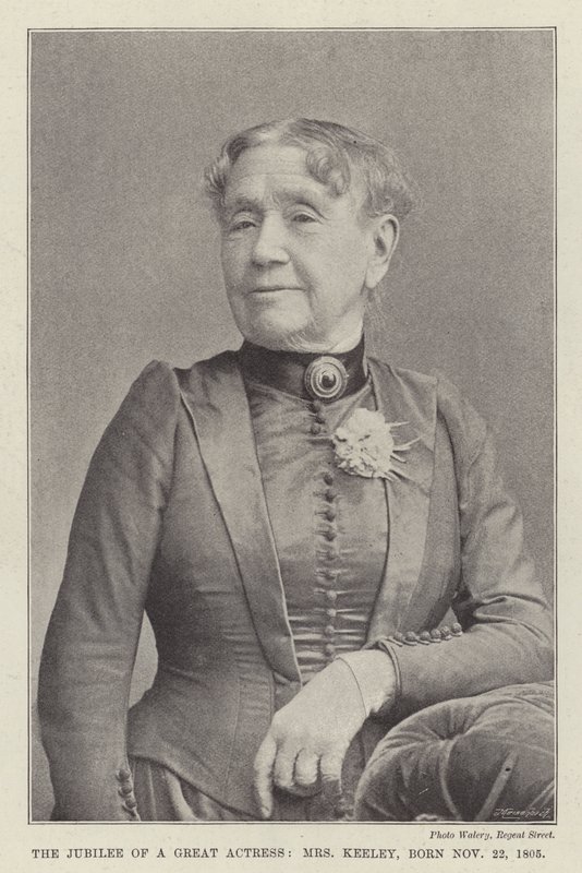 1805年11月22日生まれの偉大な女優、キーリー夫人のジュビリー 作： 英語の写真家