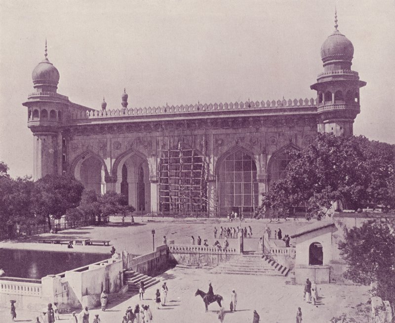 Jumma Musjid、ハイデラバード 作： 英語の写真家
