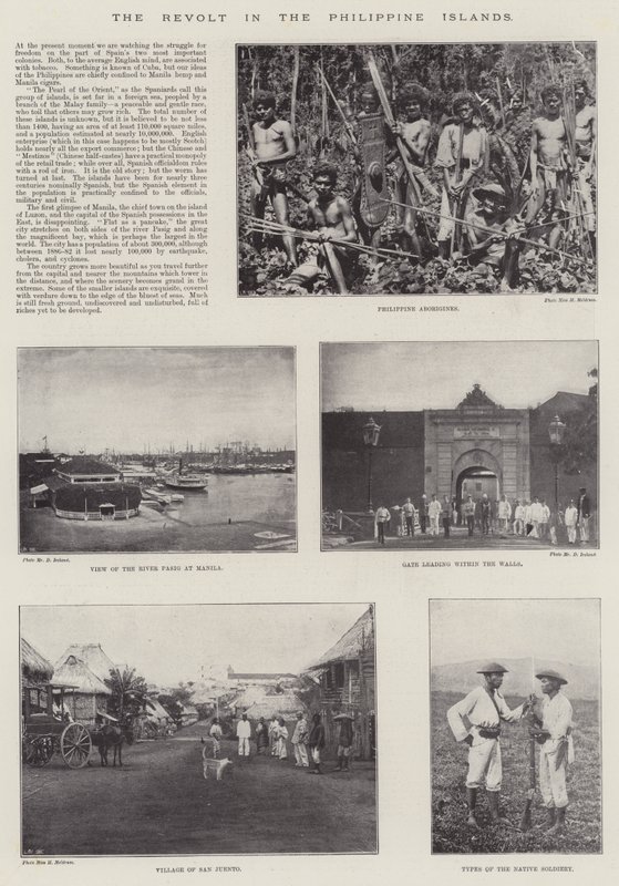 フィリピン諸島の反乱 作： 英語の写真家