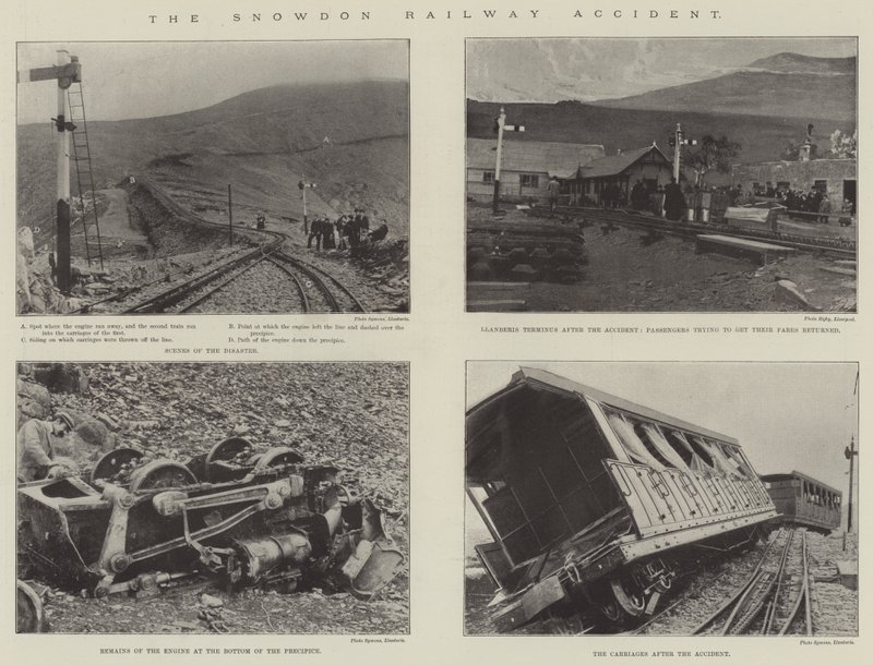 スノードン鉄道事故 作： 英語の写真家