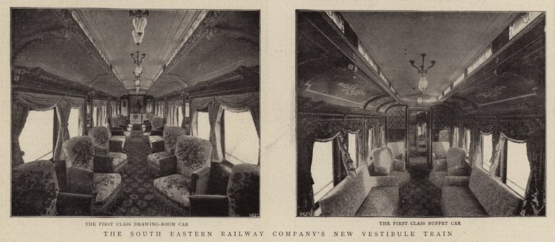 サウスイースタンレイルウェイカンパニーズの新しい前庭列車 作： 英語の写真家
