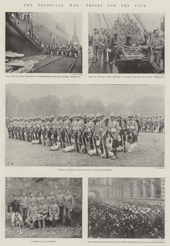 トランスバール戦争、ケープの軍隊 作： 英語の写真家