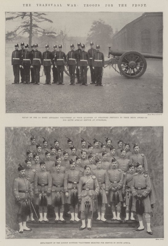トランスバール戦争、前線部隊 作： 英語の写真家
