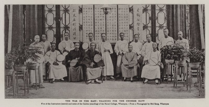 東方戦争、中国海軍の訓練 作： 英語の写真家
