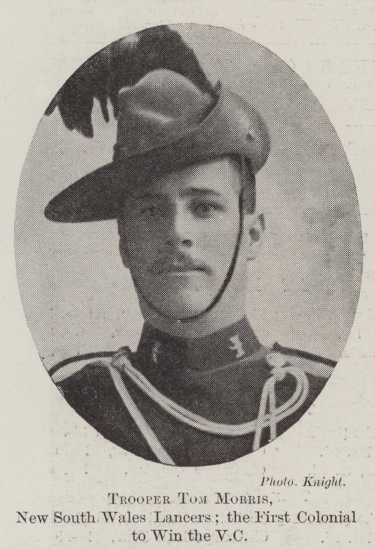 Trooper Tom Morris、ニューサウスウェールズ州のランサーズ。 VCに勝利した最初のコロニアル 作： 英語の写真家