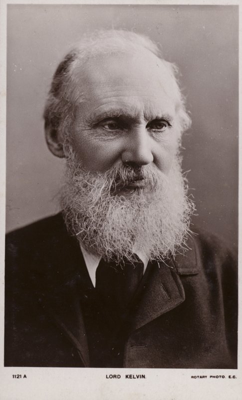 ウィリアム・トムソン、第1男爵ケルビン（1824-1907）、イギリスの物理学者およびエンジニア 作： 英語の写真家