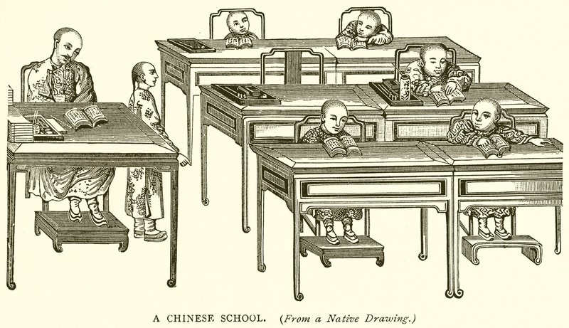 中国の学校 作： 英語学校