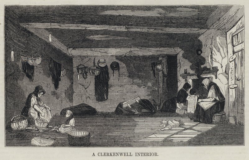 A Clerkenwell Interior (carving) 作： 英語学校