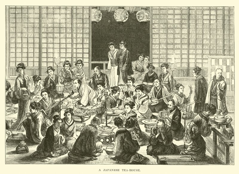 日本の茶室 作： 英語学校