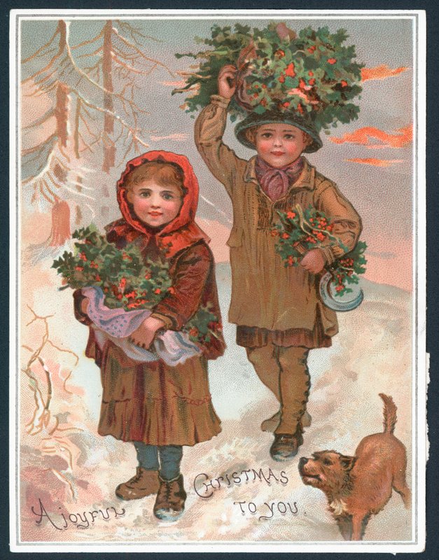 あなたへの楽しいクリスマス-ビクトリア朝のクリスマスカード 作： 英語学校