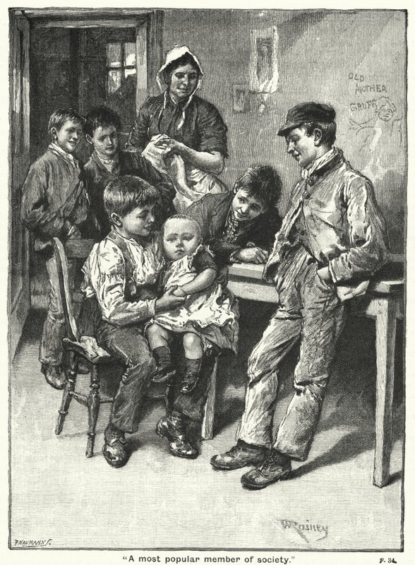 "A most popular member of society"(刻印) 作： 英語学校