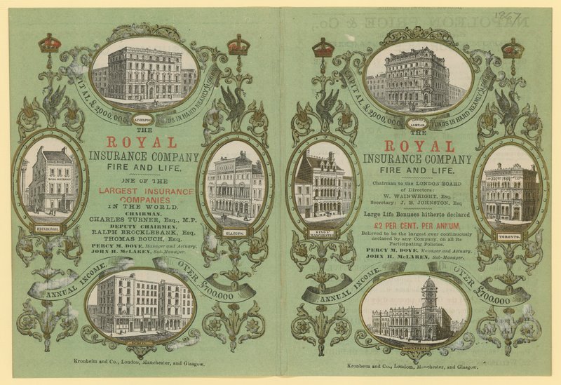 Royal Insurance Companyの広告 作： 英語学校