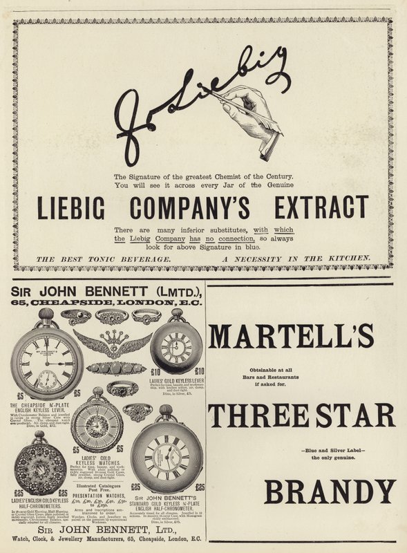 The Graphic Christmas Number 1897から宣伝された広告 作： 英語学校
