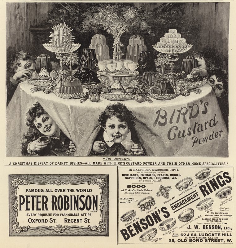 The Graphic Christmas Number 1897から宣伝された広告 作： 英語学校