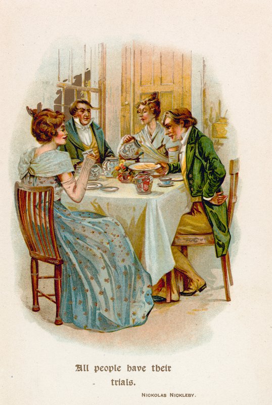 すべての人々は彼らの試練を持っています。ニコラス・ニクルビー 作： 英語学校