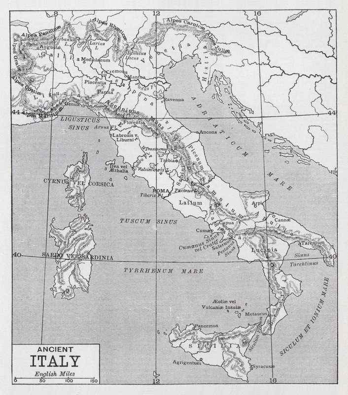 古代イタリア（リトグラフ 作： 英語学校